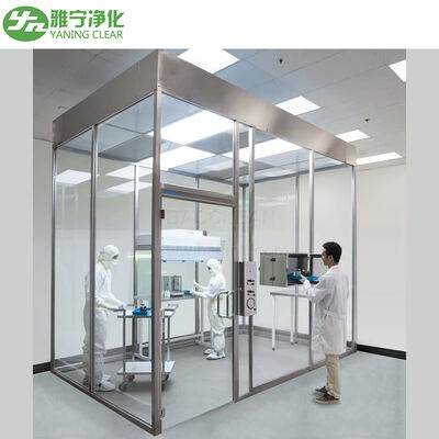 Modular Quick-Assembly Laminar Flow Clean Room Booth with HEPA H14 Filter and 304 Stainless Steel Construction