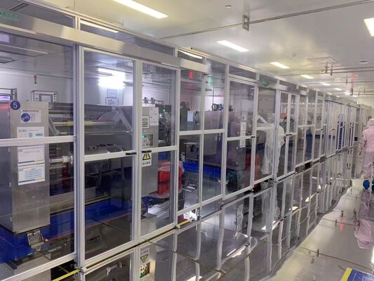 Быстросборная модульная чистая камера с регулируемой скоростью воздушного потока 0,3-0,5 м/с и HEPA-фильтром H14 для сборки без инструментов